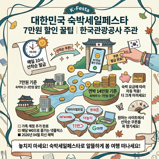숙박세일페스타 할인 절차 이미지